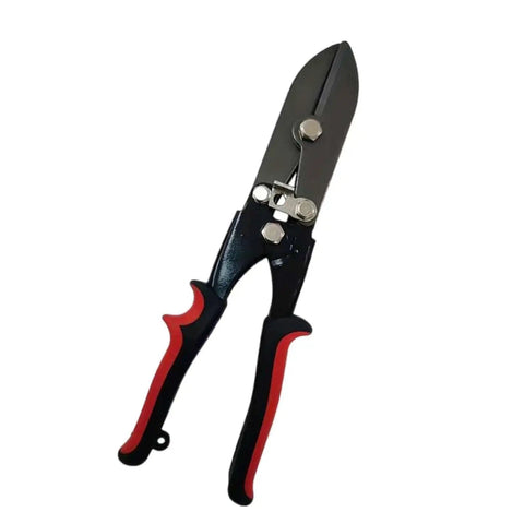 Five Metal Sheet Crimping Tool made from high carbon steel with ergonomic nonslip handle for gutter and pipe systems secure locking design.