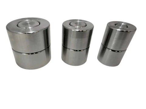 Three Piece Dimple Die Set For Metal Fabrication In One Half Inch Three Quarter Inch And One Inch Dies Heavy Duty Steel
