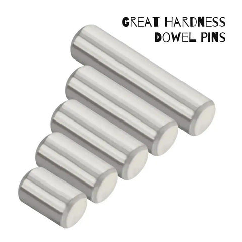 Stainless Steel Dowel Pins Shelf Support Pegs Kit, 150 Pieces, M2 M3 M4, 5 sizes shown, corrosion resistant fasteners