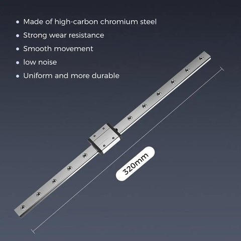 Ender 3 X Axis Linear Rail Kit With MGN12C Guide Rail 12.6 Inch Length Mount Bracket Sprite Pro Bracket Included