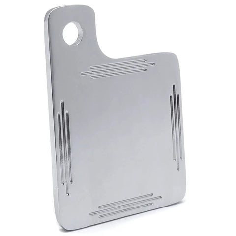Chrome Billet Aluminum Universal Motorcycle License Plate Bracket for Renewal Tag and Inspection Tag Mount