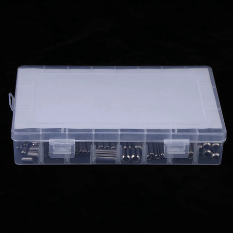 Heavy Duty Stainless Steel Spring Tension Pin Kit 280 Piece Roll Pin Set With Box Slotted Tension Pins Assortment M1.5 To M8