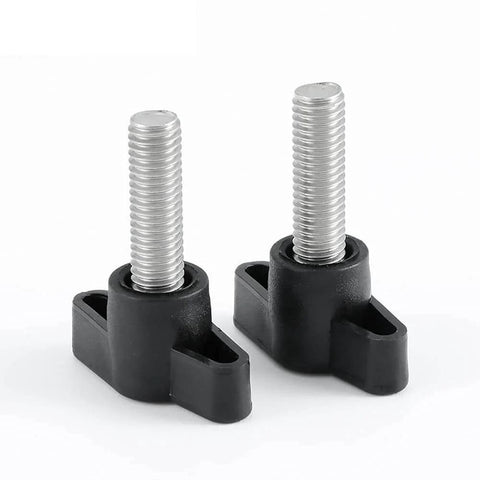 4 Pack M8 X 30mm Thumb Screws 304 Stainless Steel With 36mm Knurled Z Shaped Handle Knob Bolt Clamp Grip