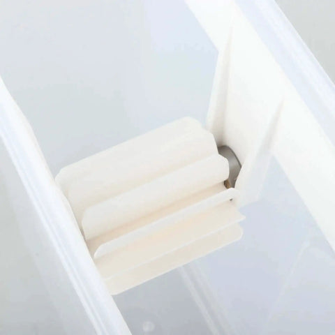 Interior view of Advanced Filament Preservation Box For 1kg 3D Printer Filament showing durable PP material and spool holder.