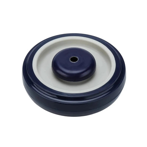 5 Inch Heavy Duty Shopping Cart Replacement Wheels Set Of 4 Stem Casters With 0.3125 Inch Bore Polyurethane Abrasion Resistant