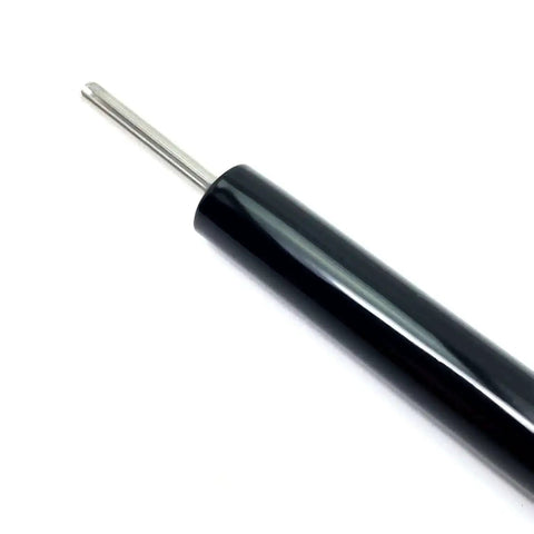 Pro Grade Paper Bead Roller Quilling Tool with stainless steel tip, 5/32 inch diameter, black handle, for precise bead rolling