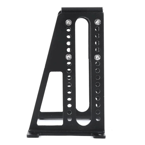 Front view of Aluminum Motor Mounting Stand For RC Airplanes Removable Motor Install Support Lightweight Big Size Aluminum Alloy Bracket