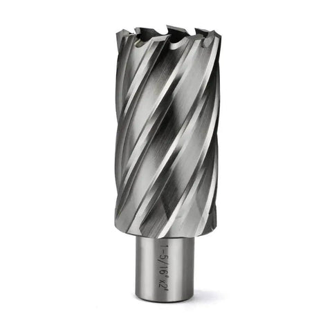 Annular Cutter Kit For Magnetic Drill Press With 1 5/16 Inch Cutting Diameter And 3/4 Inch Weldon Shank HSS Slugger Bits For Heavy Duty Metal Milling Magnetic Drills JESTUOUS