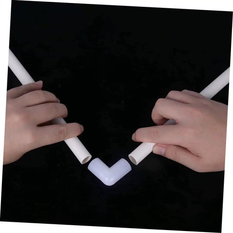 Connecting flexible poles of Balloon Arch Stand Kit For Weddings And Parties, showing reusable joint