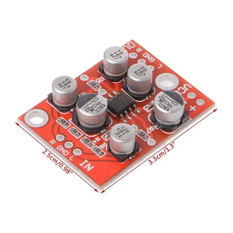 Three Pack AD828 Stereo Preamplifier Board For DIY Audio Dope Compact Preamp Module With Low Noise Front End DC Five To Fifteen Volt Operation