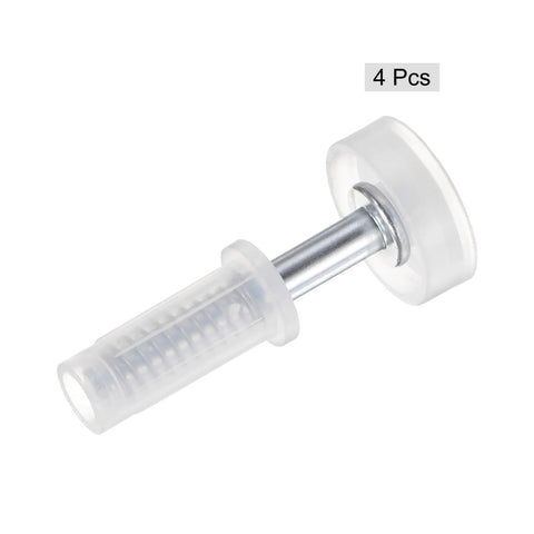 Side view of Bi-Fold Closet Door Rollers Seven-Eighths Inch Outer Diameter, Loaded Top Guide Wheels, Four Pack for Folding Pocket Doors.