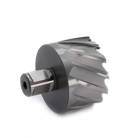 Annular Cutter for Magnetic Drill Press Oscarbide 2-1/4 Inch Diameter, 1 Inch Cutting Depth, 3/4 Inch Weldon Shank, Dual Teeth