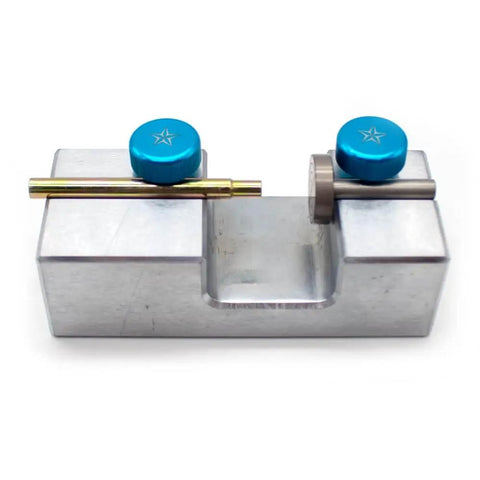 Pro Grade Dop Stick Transfer Jig For Gemstones, dual clamp magnetic and side pressure, horizontal or vertical alignment