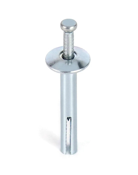Quarter Inch By One And One Half Inch Hammer Drive Nails In Anchor, 100 Per Box, for solid concrete walls, single nail view