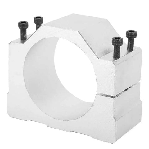 80mm Spindle Mount Bracket For CNC Machines And Spindle Motors Durable 80mm Motor Mount Base With Electroplated Finish CNC Clamp