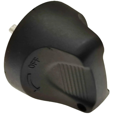 Close-up of 2X Switch Key Replacement Part 1115-500016-00 Direct Fit For Big Joe EP Equipment and Electric Pallet Jacks, black plastic