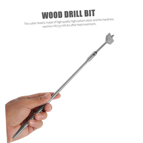 10 Piece Pro Grade Woodworking Drill Bit Set With Flat Boring Bits For Smooth Holes And Precision Panel Drilling Great For Door Hinges Drawer Installations And Hobby Woodworking DIYEAH