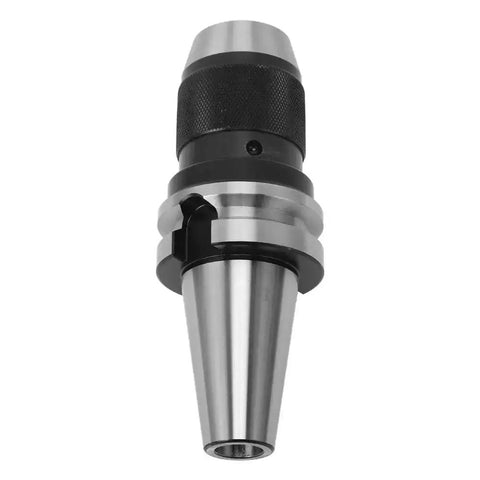 Built To Last Beefy BT40 APU13 100 Drill Chuck Tool Holder For CNC Milling Machines showing BT40 taper and steel construction