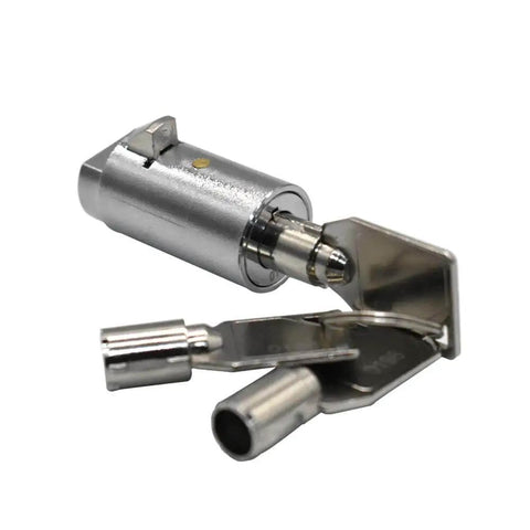 Vending Machine Lock Keyed Alike for Coke, Snack, and Soda Machines With 3 Keys Included, Zinc Alloy Chrome Finish