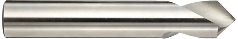 NC Spotting Drill Bit For CNC Machines YG1 90 Degree Point HSS With 8 Percent Cobalt Uncoated Bright Finish Straight Shank Slow Spiral