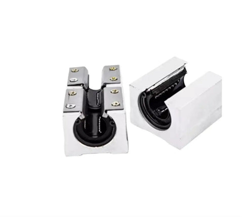 Aluminum Block Linear Motion Ball Bearing Slide For SBR Series Linear Guide Rails SBR16LUU SBR20LUU SBR25LUU SBR30LUU SBR40LUU Go-To 1 Piece