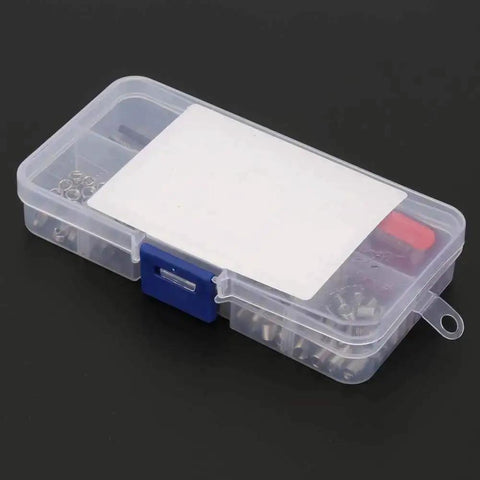 105 Piece Stainless Steel Threaded Inserts Repair Kit Helicoil Style Wire Inserts Installation Set DIY Friendly For Aluminum And Other Metals M4 X 0.7 Thread Size Includes Easy Install Tools in a clear plastic box