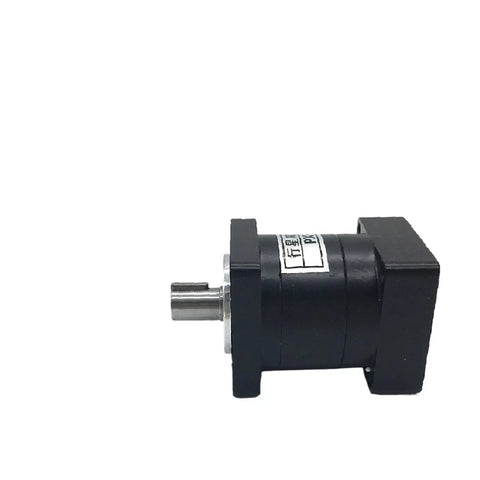 Planetary Gearbox For Stepper Motor Reducer With Beefy 86Mm Housing And Multiple Ratios 3 To 1 5 To 1 10 To 1 Shaft Options 14Mm Or 16Mm Input And A Half Inch Shaft For Easy Mounting, side view