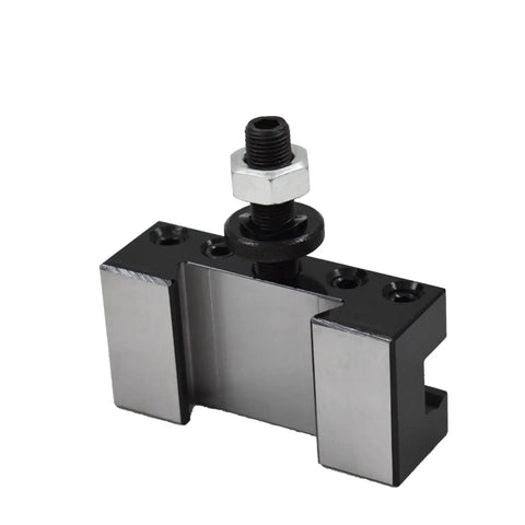 Front view of Two Pack AXA 250 102 Boring Turning And Facing Tool Holders For Wedge Type Tool Post Mini Lathe Up To 12 Inch Quick Change Post.