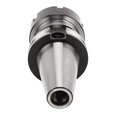 Front view of CAT40 ER40 80 CNC Tool Holder Lathe Collet Chuck Built To Last No Frills Precision Machining with US Standard Accuracy.