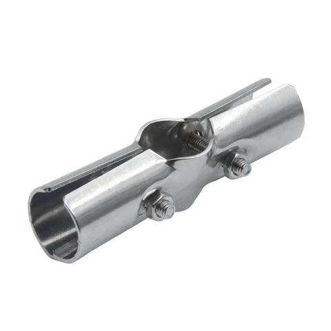 Stainless Steel Pipe Clamp Connectors For 3 Way Pipe Clamps And End Rail Clamps Easy Install Cross Pipe Clip Connector for 1 Inch Pipes