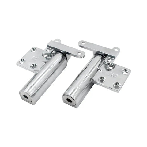 Lid Stay Torsion Soft Close Hinges For Vanity Desk And Lift Up Cabinets With Free Stop Functionality, zinc alloy, side view.