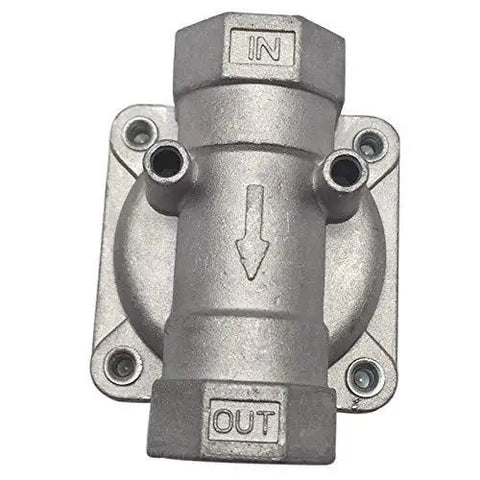 Low Pressure Natural Gas Regulator For Grill Use Three Eighths Inch NPT 5 Inch Water Column Outlet 30000 BTU Hr For NG Gas Lines And Gas Grills