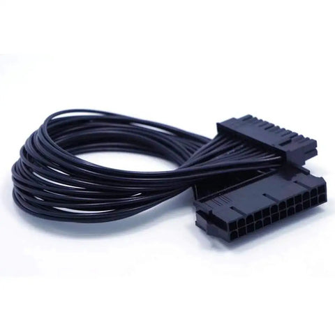 ATX 24 Pin Motherboard Power Extension Cable 12.6 Inch Length Internal PC PSU Male To Female Extension Lead