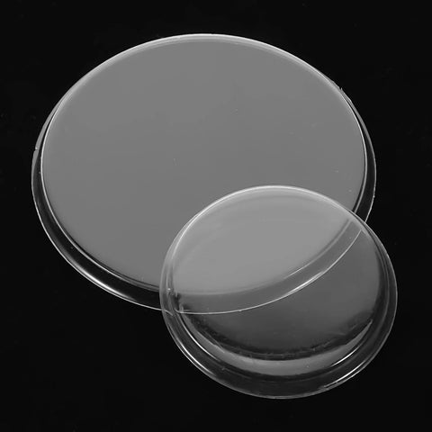 NOLITOY 2pcs diaphragm replacement set: clear stethoscope diaphragms, large and small for pediatric and adult use