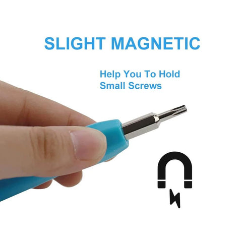 Person holding Doorbell Screwdriver Replacement Kit For Ring Video Doorbell Series And Pro Elite, Dual Head Torx T6 And T15