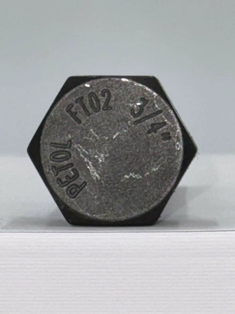 Pair Of 3/4 Inch Flange Alignment Pins In Black 4140 Steel Heat Treated For Heavy Duty Misalignment Fix, close-up view
