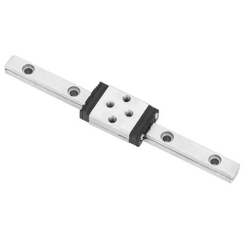 Miniature Linear Guide Rail with Lengthened Slider Block Carriage, LML5H - 75-1R CNC Linear Motion System, 75mm Stainless Steel 440C