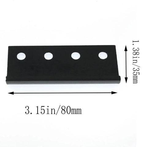 Durable Carbon Steel L Shaped Rail Connector For Sliding Barn Door Tracks L Rail Adapter Reliable Home Improvement Hardware