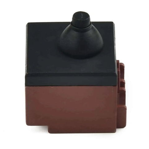 Push Button Switch Replacement For 100mm Angle Grinder 4 Inch Grinder Part Durable Black Accessory Ideal For Polisher And Grinder Maintenance No Fuss Replacement 2.5 X 2.5 Cm Size close-up view