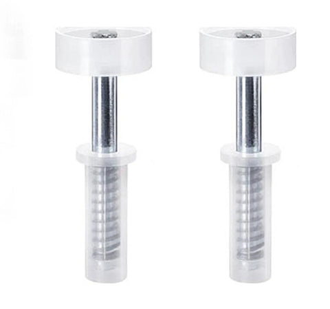 Spring Loaded Bi Fold Door Top Roller Guide Wheel And Top Pivot Kit for closet and cabinet doors, nylon and metal construction.
