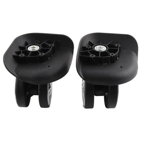 2 Pack Universal Luggage Replacement Wheels 360 Degree Silent Swivel Casters For Suitcases And Trolleys With 12 Screws