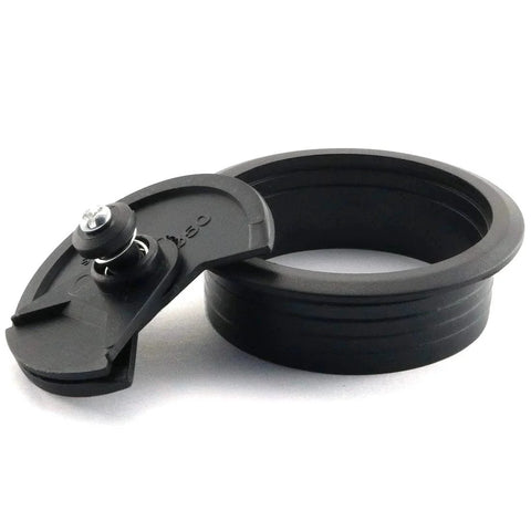 Two Pack 2 Inch Desk Grommet Hole Covers For Office PC Desk Cable Management 50mm Hole ABS Plastic Wear Resistant Durable Black