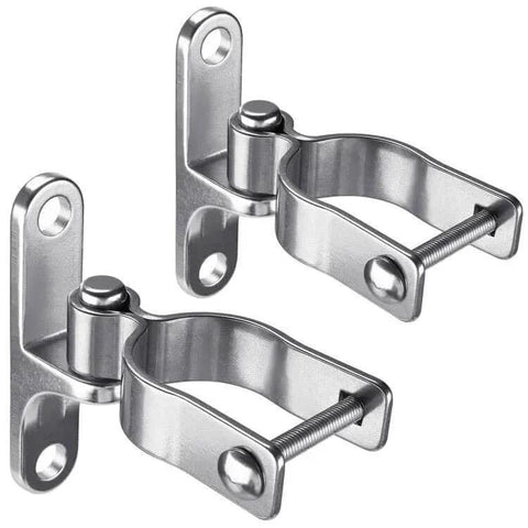 2 Pack Wall Mount Gate Hinges For Chain Link Fences One And Seven Eighths Inch Hinges With Five Eighths Inch Pins