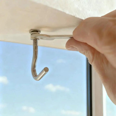 M8 By 112 Mm Concrete Anchors With Spring Hook 304 Stainless Steel Expansion Screws For Brick Heavy Duty Shoulder Eye Bolts.