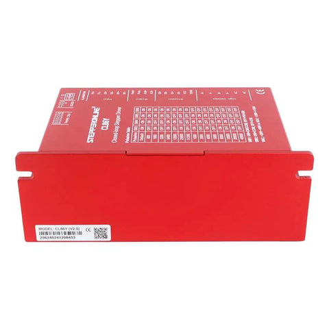 Y Series Closed Loop Stepper Driver Version Two Point Zero for NEMA 34, front view, displaying model details and red casing