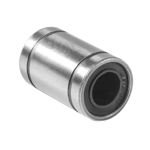 LM8UU Linear Ball Bearings 12 Pack Set With Double Side Rubber Seal for CNC and 3D Printer DIY Builds, side view showing 8mm bore