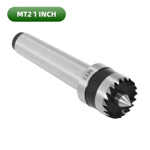 MT2 Wood Lathe Drive Center With 1 Inch Crown For Solid Drive And Smooth Turning Rugged Steel Build That Lasts Fits Standard MT2 Spindle