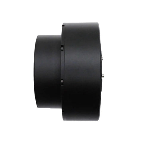 FPBIGCHA MG8016E-i6B dual-encoder planetary gearbox DC servo motor with brake, side view, black