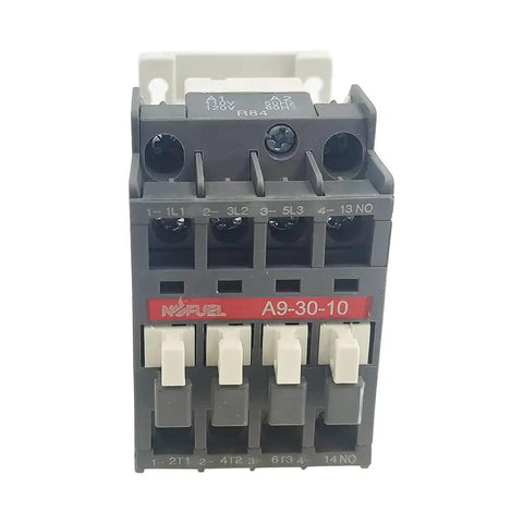 A9-30-10 120V Coil AC Contactor 9A Heavy Duty Three Phase 3P Industrial Workhorse Control Relay Front View