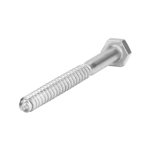 Heavy Duty 304 Stainless Steel Half Thread Hex Lag Screws Self Tapping Wood Screws For Carpentry And Wooden Structures In A2 70 Material Includes Multiple Sizes M6x80mm